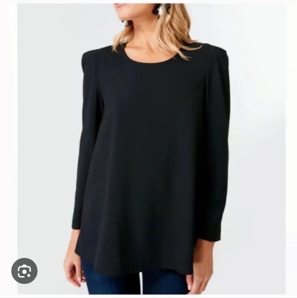 Pomsnder Place Black Bedford Women's Blouse Size XS